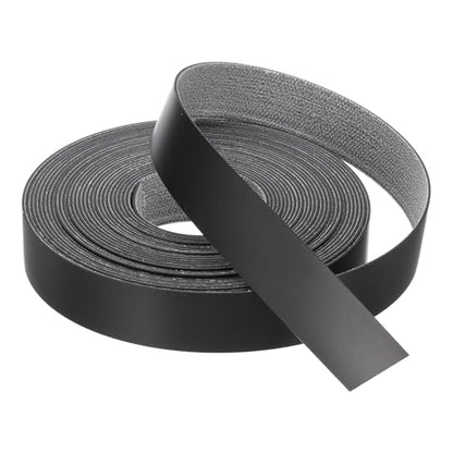 MECCANIXITY Black Edge Banding 25 ft x 7/8 Inch Veneer Tape Pre-glued Flexible Plywood Edge Banding with Hot Melt Adhesive for Furniture Restoration - size: 25 ft x 7/8 Inch
