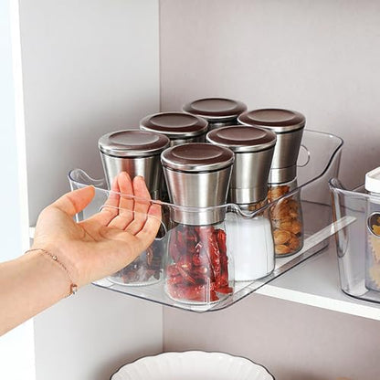 6 Pcs Adhesive Sliders for Cabinets Pull Out Drawer Organizer Accessories Pull Out Rail for Baskets,Bins,Cabinet,Shelves Basket Office Glide Cabinet Tracks Runner DIY Drawer Organizers Slides