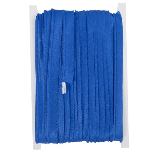 YELARXI 1/2 Inch Maxi Piping Bias Tape, 20 Yards Piping Trim with Cord Satin Binding Lip Cord Trim Fit for Sewing Garment Webbing Trimming Crafts Decorating - (Navy Blue) - color: Navy Blue
