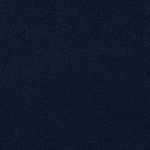 Durable Chenille Boucle Upholstery Fabric by the Yard for Chair Sofa Couch Bench Armchair bar stools (Navy, 1 Yard (55" x 36")) - color: Navy, size: 1 Yard (55" x 36")