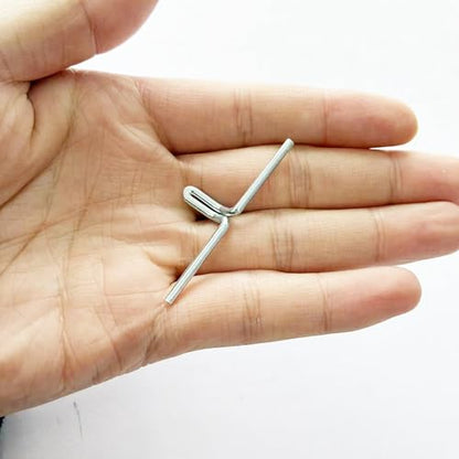 50PCS Lawn Chair Webbing Clips, Metal Spring Alloy Clips for Lounge Chair Patio Furniture Frame Repair Replacement Sofa Upholstery Fixing - size: 50pcs