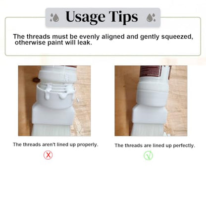 White Touch-Up Paint Pen for Wood,Furniture,Cabinets,6.35 Oz - color: White