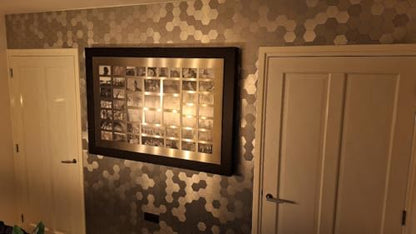 Mosaic Wall Sticker, 13.4x11 Inch, Copper, 10 Pack - color: Copper