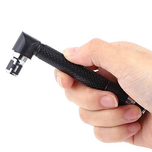 1/4 Inch Hex Socket Wrench, L Shape Double Head Wrench for Bits, with Comfortable Grip for Home Garage Workshop Use