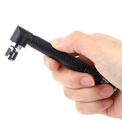 1/4 Inch Hex Socket Wrench, L Shape Double Head Wrench for Bits, with Comfortable Grip for Home Garage Workshop Use
