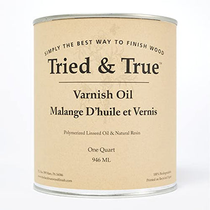 Tried & True Superior Varnish Oil Wood Finish, Quart - size: Quart