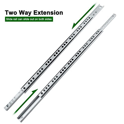 13.5 Inch Drawer Slides, 0.7" Wide, Pack of 12 - color: Style 2, size: 13.5" - 12PCS
