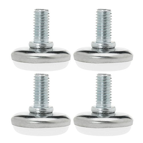 uxcell M8 x 25 x 30mm Screw on Furniture Glide Leveling Feet 4 Pcs