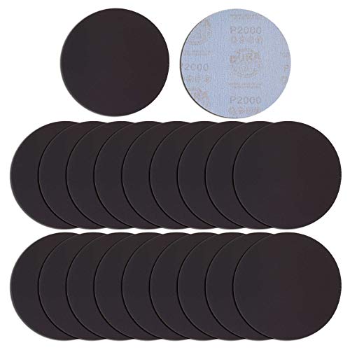 Dura-Gold 6" Wet or Dry Sanding Discs, 2000 Grit (Box of 20), Hook & Loop - size: 2000-Grit