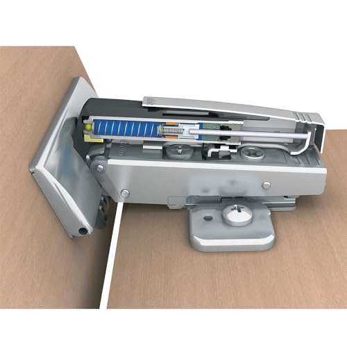 Blum BLUMOTION Add-On for Doors (1 Add On), Soft Close for Clip top and Clip Hinges, Steel, Tool-Free Installation for Overlay Cabinet Applications