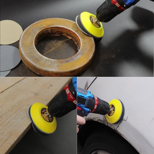 MAXMAN 3" Sanding Discs, 2000 Grit Hook & Loop Sandpaper, Silicon Carbide - style: 2000 Grit