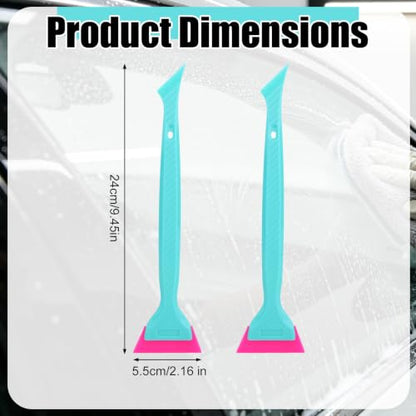 XIHIRCD 2pcs Dual Head Window Tint Tool, Professional Vinyl Wrap Tool