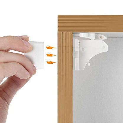 Vmaisi Magnetic Cabinet Locks for Babies (Stardand, Unit Count 4)
