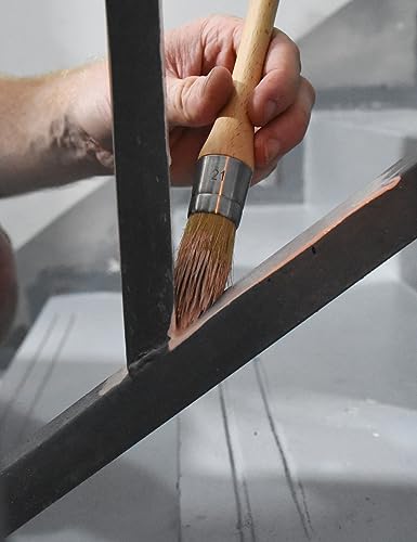 ROLLINGDOG Trim Paint Brush 3PC Trim Brush Set - color: Wooden Handle 3pc Set