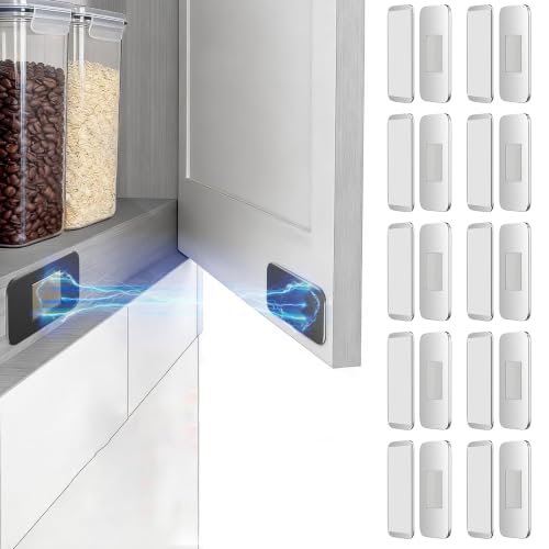 10 Pack Ultra-Thin Magnetic Cabinet Door Catch,Cabinet Magnets for Closure