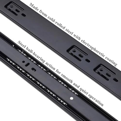 2 Pairs Soft Close Drawer Slides 20 inch Full Extension Heavy Duty Drawer Slides Ball Bearing Metal Drawer Runners Rails Track - size: 20 in.