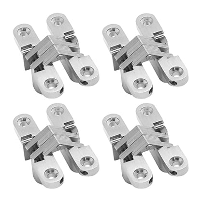 Hidden Gate Hinge 2-3/8" Stainless Steel, 4pcs - size: 60.3 mm, 4 PCS
