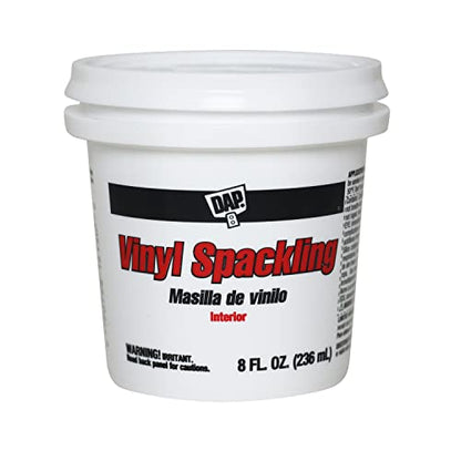 DAP Vinyl Spackling, White, 8 Oz (7079812130)
