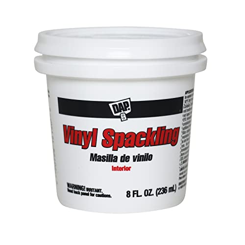 DAP Vinyl Spackling, White, 8 Oz (7079812130)