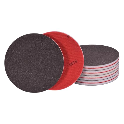 10Pcs 5 Inch Hook and Loop Sponge Sanding Disc, 240 Grit - size: 5 Inch 240 Grit