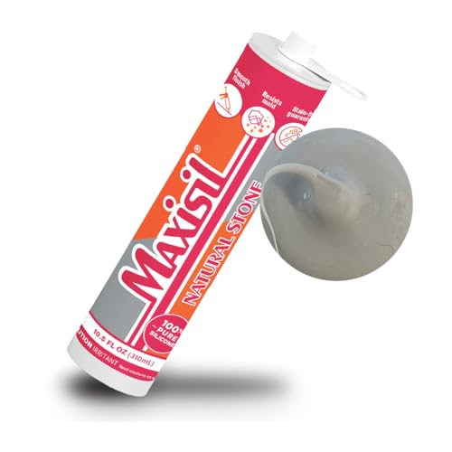 Maxisil Natural Stone Silicone Sealant 10.4 oz - N14 Manhattan, RDX1001MAN - color: N14 Manhattan