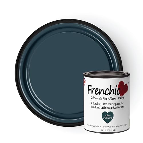 Frenchic Ultra Matte No-Prep Chalk Furniture Paint, After Midnight - color: After Midnight