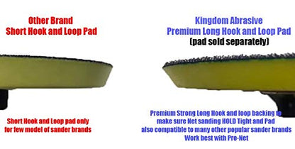 5-in. 240-Grit Kingdom Abrasive Pro-Net Sanding Disc with Free Pad Protector (10-Pack) - size: 240 Grits