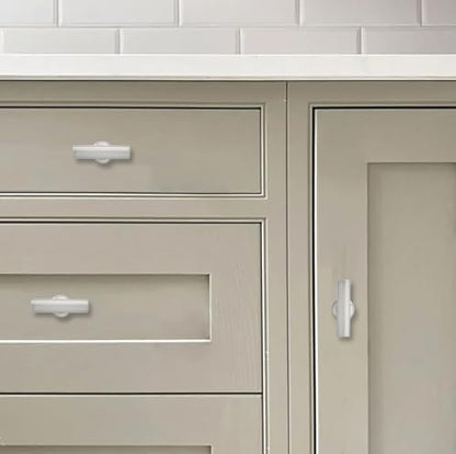 Khtumeware 10 Pack 2 Inch Brushed Satin Nickel Cabinet Knobs for Kitchen Dresser Drawers - Solid Zinc Hardware - color: Matte Black, size: 1.96"(50mm)Hole Center