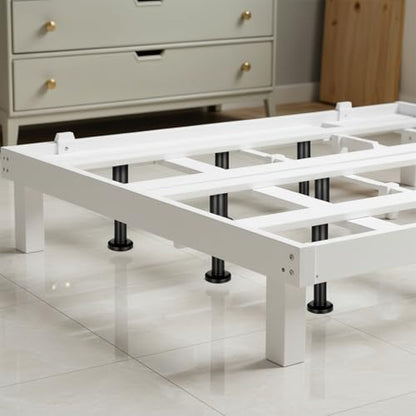 4 PCS Adjustable Furniture Legs, 7.08-13 Inch Heavy Duty Metal Support Legs for Bed, Sofa, Cabinet, Table, Black