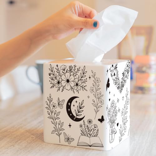 OLYCRAFT 3Pcs/Set Line Plants Rub on Transfers for Furniture and Craft 6x12 Inch Line Flower Furniture Decal Transfer Stickers Rub on Decal with 1Pc Scraper for Cabinet Wardrobe Decoration - style: Line plants