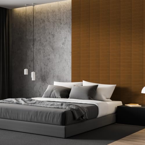 WADILE Peel and Stick Wood Slat Wall Panels 12x12in PVC 30 Pack - color: Dark Brown 03, size: 12"x12" 30PC