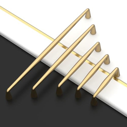 Asidrama Champagne Bronze Cabinet Pulls Solid Handles,3 Inch,10 Pack - color: Champagne Bronze, size: 3" Hole Center(76mm)