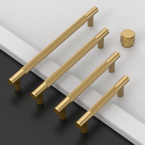 Asidrama 10 Pack 3.5 Inch(89mm) Champagne Bronze Cabinet Pulls Heavy-Duty Solid Kitchen Cabinet Handles Champagne Gold Drawer Hardware for Bathrooms Cabinets - color: Champagne Bronze, size: 3.5" Hole Center, style: 10 Pack