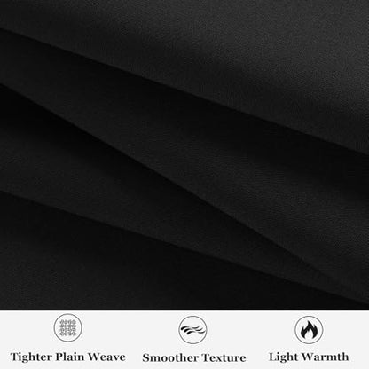 Waterproof Canvas Fabric by The Yard 150D Upholstery Fabric 12 Yard Black - color: Black, size: 12 Yard