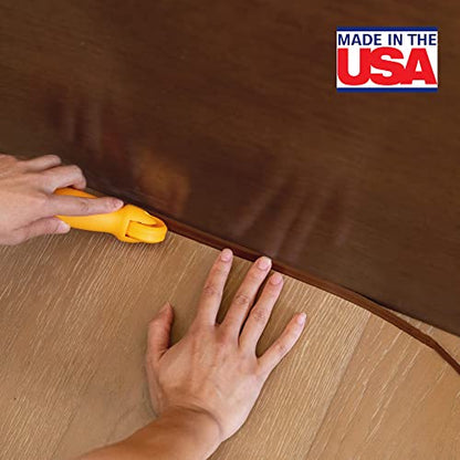 InstaTrim Flexible, Self-Adhesive Caulk Strip Sealant, 3/4" x 50', Brown - color: Dark Brown, size: 3/4 in x 50 ft