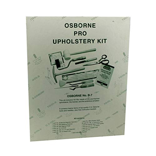 C.S. Osborne Pro Upholstery Kit B-7 - Professional Tools, Needles W/Instruction