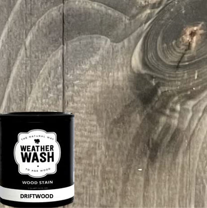 Weather Wash: Driftwood Aging Wood Stain (Quart) - size: Quart