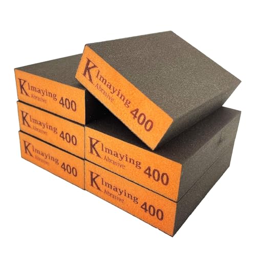 Sanding Sponge, 400 Grit Assortment Sanding Block - size: 400grit - 6PCS