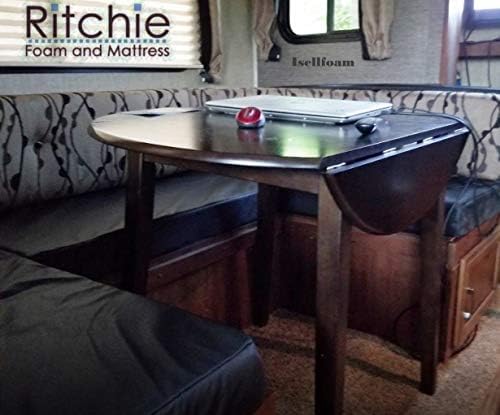 RaceCityFoam High Density Upholstery Foam (Semi Firm) 36 ILD - 4"x22"x80" - size: 4"T x 22"W x 80"L