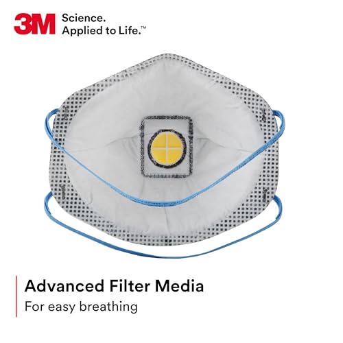 3M Particulate Disposable Respirator 8577, P95, NIOSH APPROVED, Pack of 10