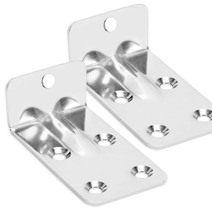 2 Sets Stainless Steel Removable Table Bracket, Strong Sturdy Support Rod