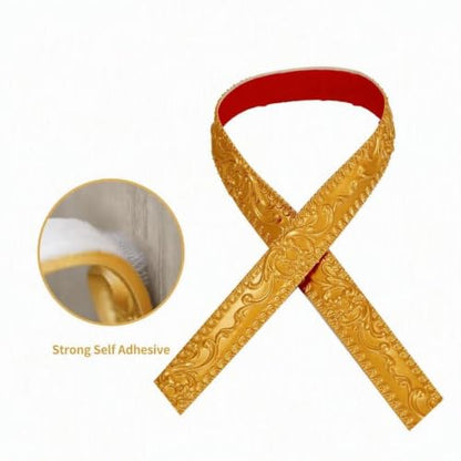 Flexible Molding Trim Wall Trim 16.4 Feet (Warm Gold) - color: Gold