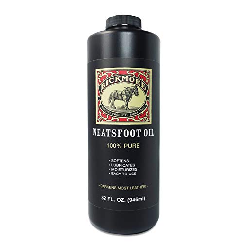 Bickmore 100% Pure Neatsfoot Oil - Leather Conditioner and Wood Finish - size: 8 Fl Oz (Pack of 1)