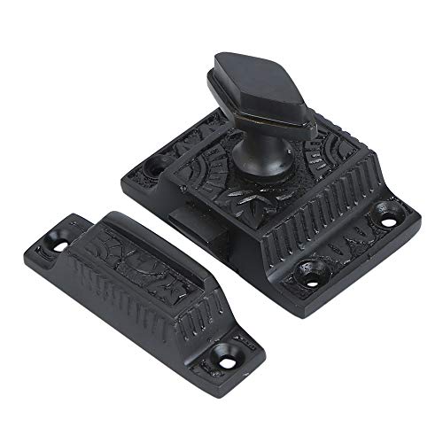 A29 Cabinet Latch, Cast Iron, Oil Rubbed Bronze, Twist Knob - color: Oil Rubbed Bronze-D