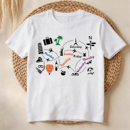 TIAMECH A4 Reusable World Travel Landmark Stencil for Painting - color: World Travel Landmark