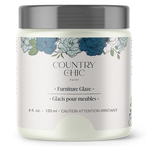 Furniture Glaze - Antique Patina Special Effects Glaze for Chalk Style Furniture Paint, Eco-Friendly Wood Stain, 6 Color Choices - Limestone [White] - (4 oz) - color: Limestone, size: 4 Fl Oz (Pack of 1)