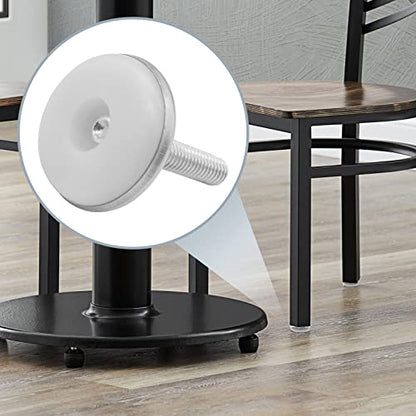20Pcs M6 Thread Furniture Levelers M6 Table Leveling Feet Adjustable Leveler Feet Screw On Furniture Glide Leveling for Chairs, Table, Cabinets, M6 x 25mm Thread Rod - size: M6 x 25mm, 20Pcs