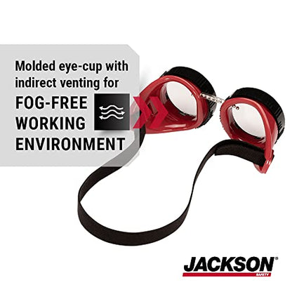 Jackson Safety WS Series Retro Safety Goggles - color: Clear, size: One Size, style: Eye Cup