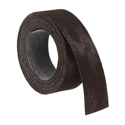 uxcell 1 Inch x 10ft Wood Veneer Edge Banding, Pre-Glued Flexible Eucalyptus Edging Strips, Iron on with Hot Melt Adhesive Wood Tape for Cabinet Repair and Furniture Restoration - size: 1 Inch x 10ft