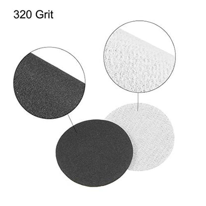 uxcell 2-Inch Hook and Loop Sanding Disc 320 Grit 50 Pcs - size: 320 Grit